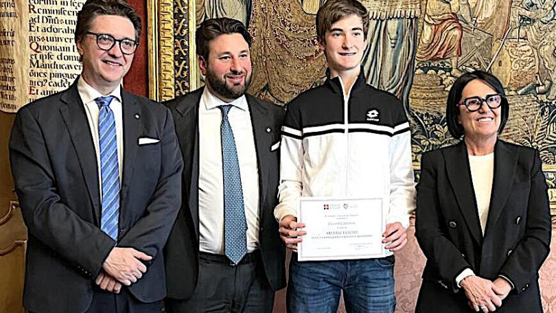 I giovani tennisti monferrini premiati a Palazzo Lascaris