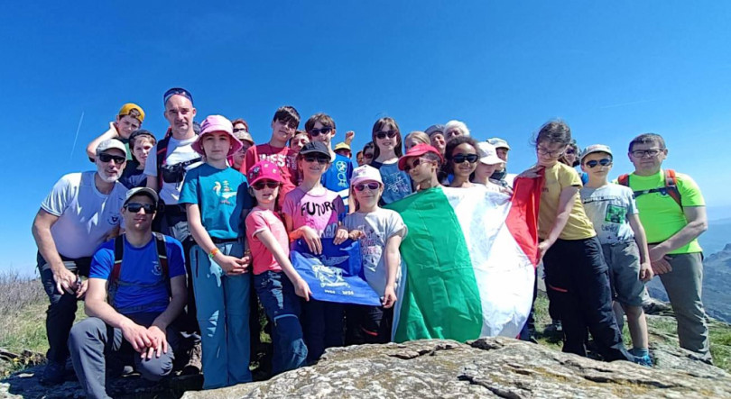 I giovani del Cai al Monte Beigua in Liguria