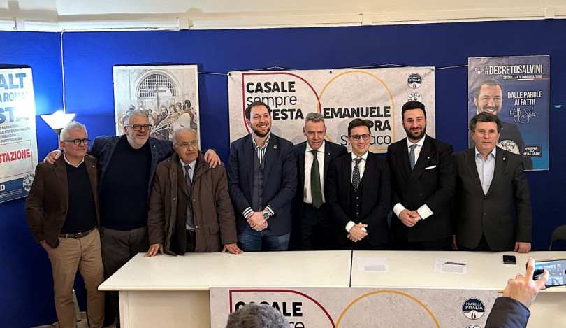 Emanuele Capra candidato a sindaco di Casale