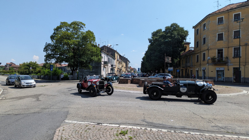 La 1000 Miglia in Monferrato: il passaggio a Casale